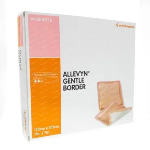 ALLEVYN Gentle Border 17.5cm x 17.5cm Adhesive foam dressings 66800273