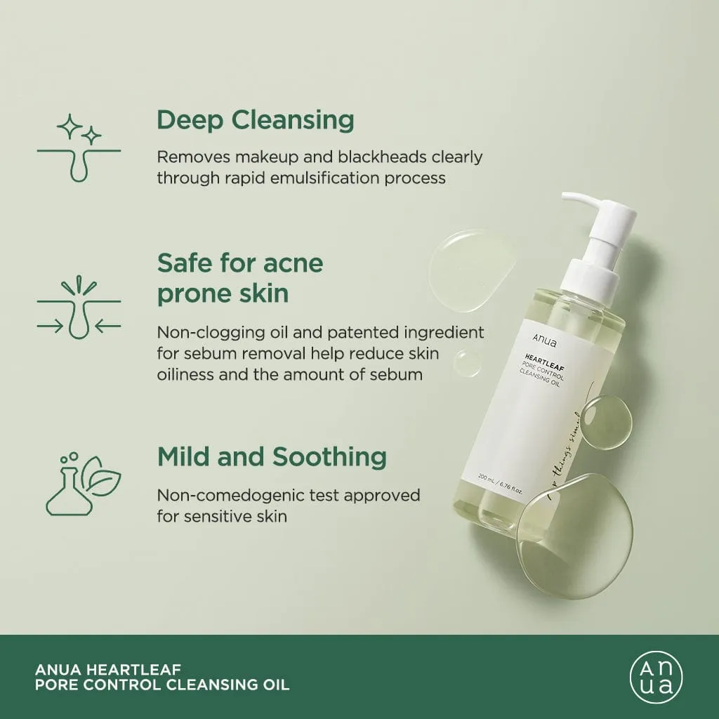 anua HeartLeaf Pore Control Cleansing Oil