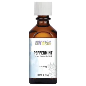 Aura Cacia Essential Oil-Peppermint 2 oz Oil