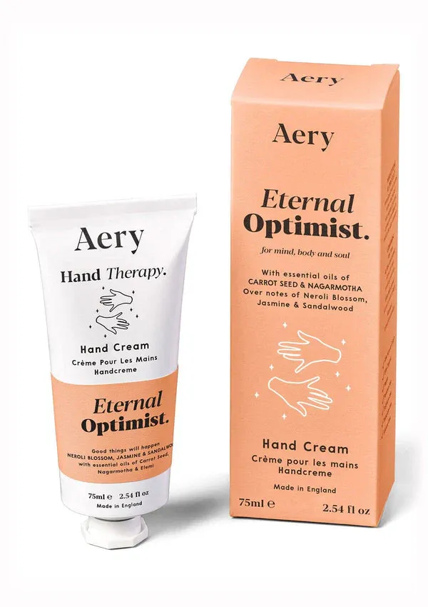 Eternal Optimist Hand Cream - Neroli Blossom Jasmin and Sandalwood - Aery Living