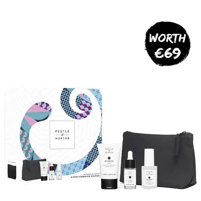 Pestle & Mortar 3 Step Hydration Routine Gift Set