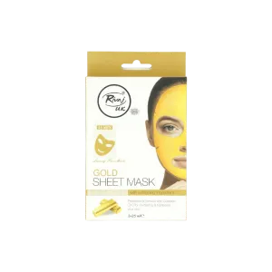 RIVAJ GOLD FACIAL SHEET MASK 3PCS