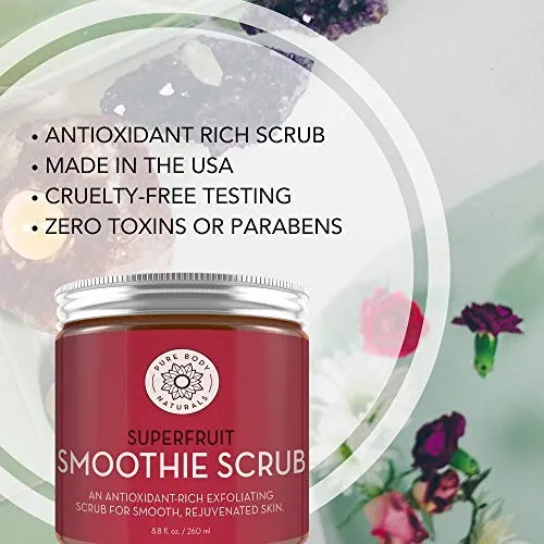 Silky Smooth Rejuvenation: Antioxidant-Rich Smoothie Scrub