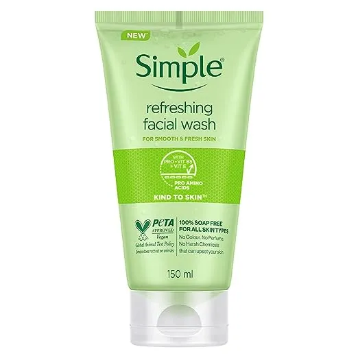 Simple Kind To Skin Refreshing Facial Wash 150 ml