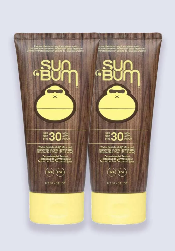 Sun Bum Original SPF 30 Sunscreen Lotion 177ml - 2 Pack Saver