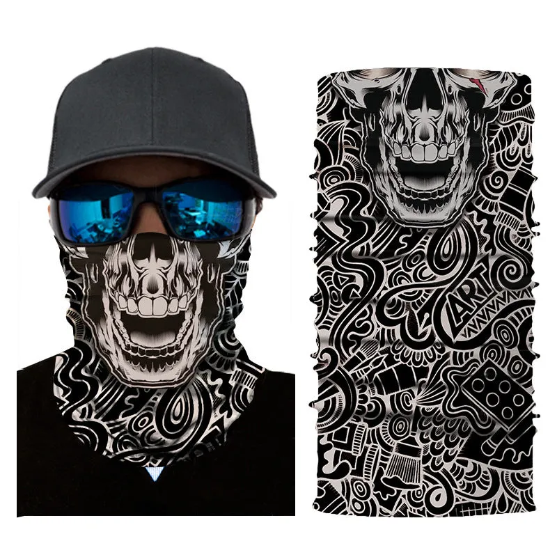 Variety Magic Seamless Skull Outdoor Riding Sport Climbing Headscarf Mask