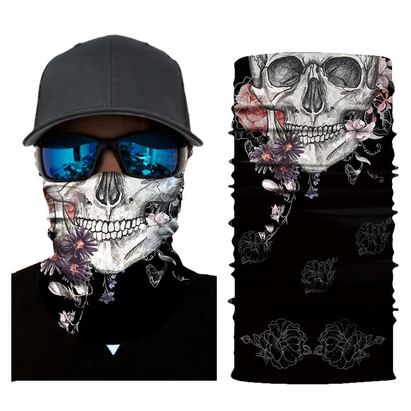 Variety Magic Seamless Skull Outdoor Riding Sport Climbing Headscarf Mask