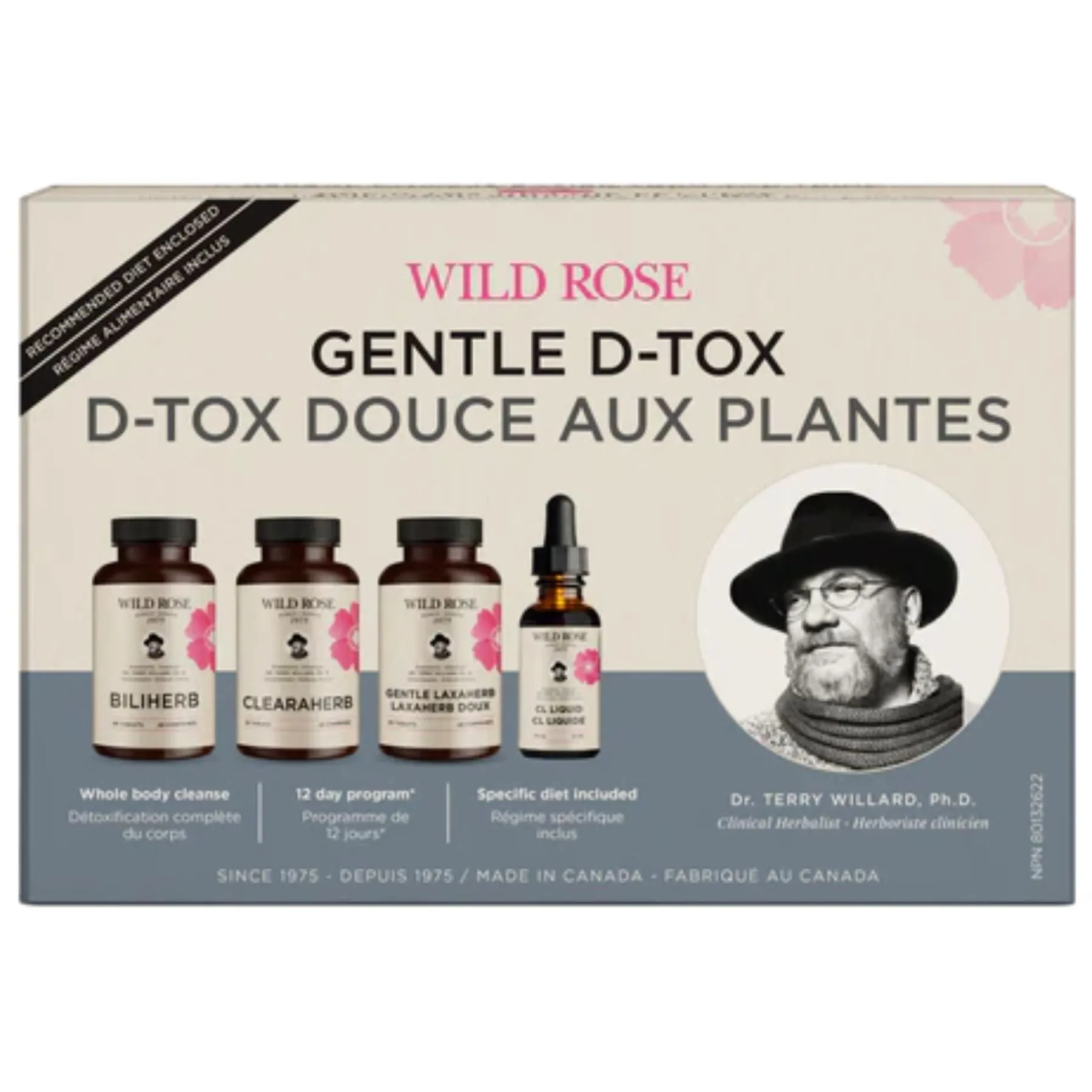 Wild Rose Gentle Herbal Detox Kit