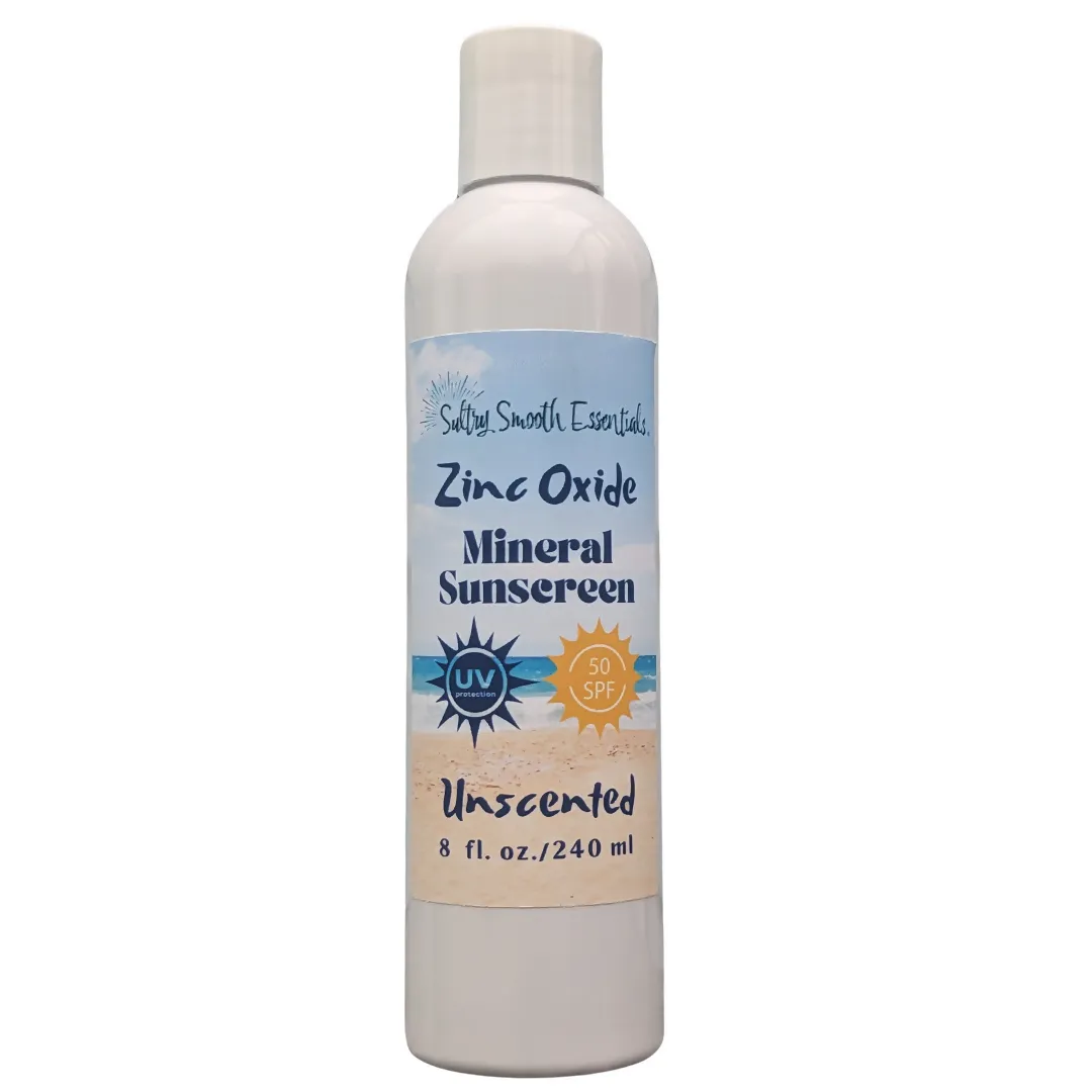 Zinc Oxide Sun Protectant Cream - Natural Non-Nano Zinc Oxide, Coconut & Carrot Seed oil